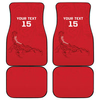 Custom Gambia Football Car Mats Go Scorpions Go