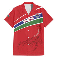 Custom Gambia Football Family Matching Mermaid Dress and Hawaiian Shirt Go Scorpions Go