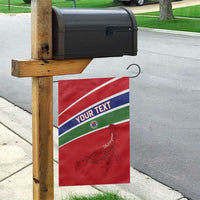 Custom Gambia Football Garden Flag Go Scorpions Go