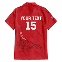 Custom Gambia Football Hawaiian Shirt Go Scorpions Go