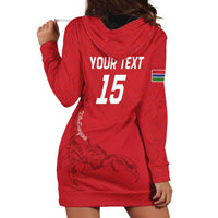 Custom Gambia Football Hoodie Dress Go Scorpions Go