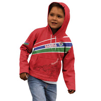 Custom Gambia Football Kid Hoodie Go Scorpions Go