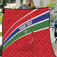 Custom Gambia Football Quilt Go Scorpions Go