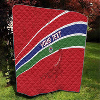 Custom Gambia Football Quilt Go Scorpions Go