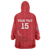 Custom Gambia Football Wearable Blanket Hoodie Go Scorpions Go