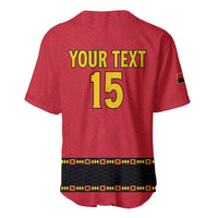 Custom Angola Football Baseball Jersey Avante Palancas Negras