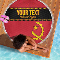 Custom Angola Football Beach Blanket Avante Palancas Negras