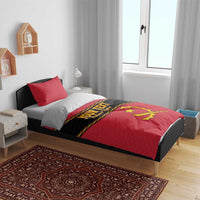Custom Angola Football Bedding Set Avante Palancas Negras