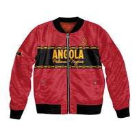 Custom Angola Football Bomber Jacket Avante Palancas Negras