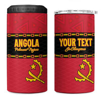Custom Angola Football 4 in 1 Can Cooler Tumbler Avante Palancas Negras