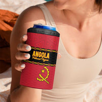 Custom Angola Football 4 in 1 Can Cooler Tumbler Avante Palancas Negras
