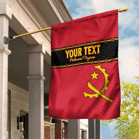 Custom Angola Football Garden Flag Avante Palancas Negras