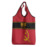 Custom Angola Football Grocery Bag Avante Palancas Negras