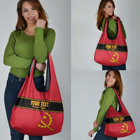 Custom Angola Football Grocery Bag Avante Palancas Negras