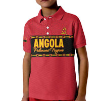 Custom Angola Football Kid Polo Shirt Avante Palancas Negras
