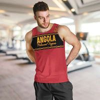 Custom Angola Football Men Tank Top Avante Palancas Negras