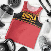 Custom Angola Football Men Tank Top Avante Palancas Negras