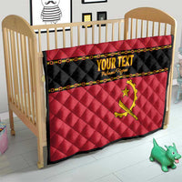 Custom Angola Football Quilt Avante Palancas Negras