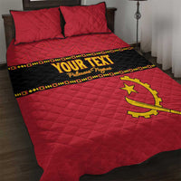 Custom Angola Football Quilt Bed Set Avante Palancas Negras
