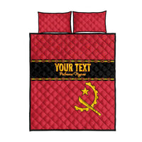 Custom Angola Football Quilt Bed Set Avante Palancas Negras