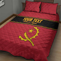 Custom Angola Football Quilt Bed Set Avante Palancas Negras