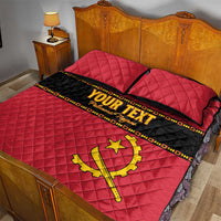 Custom Angola Football Quilt Bed Set Avante Palancas Negras