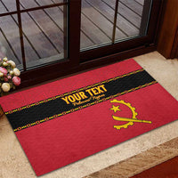 Custom Angola Football Rubber Doormat Avante Palancas Negras