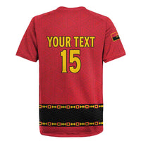 Custom Angola Football Rugby Jersey Avante Palancas Negras