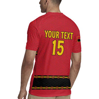 Custom Angola Football Rugby Jersey Avante Palancas Negras