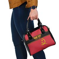 Custom Angola Football Shoulder Handbag Avante Palancas Negras