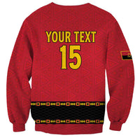 Custom Angola Football Sweatshirt Avante Palancas Negras