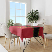 Custom Angola Football Tablecloth Avante Palancas Negras