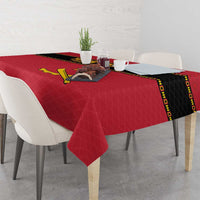 Custom Angola Football Tablecloth Avante Palancas Negras
