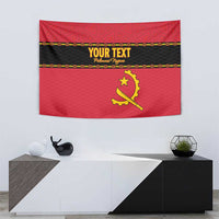 Custom Angola Football Tapestry Avante Palancas Negras