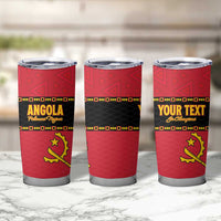 Custom Angola Football Tumbler Cup Avante Palancas Negras