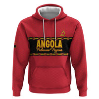 Custom Angola Football Zip Hoodie Avante Palancas Negras
