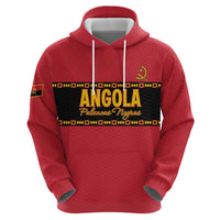 Custom Angola Football Zip Hoodie Avante Palancas Negras