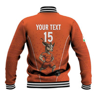 Custom Niger Football Baseball Jacket Allez les Menas On Va Gagner