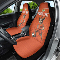 Custom Niger Football Car Seat Cover Allez les Menas On Va Gagner