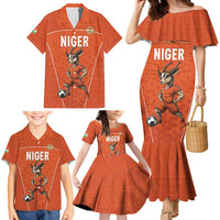 Custom Niger Football Family Matching Mermaid Dress and Hawaiian Shirt Allez les Menas On Va Gagner