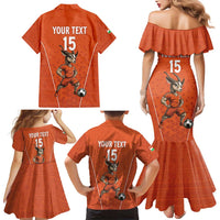 Custom Niger Football Family Matching Mermaid Dress and Hawaiian Shirt Allez les Menas On Va Gagner