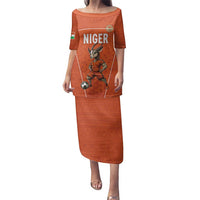 Custom Niger Football Family Matching Puletasi and Hawaiian Shirt Allez les Menas On Va Gagner