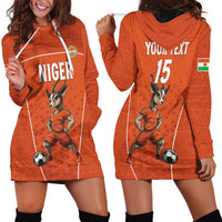 Custom Niger Football Hoodie Dress Allez les Menas On Va Gagner
