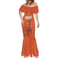 Custom Niger Football Mermaid Dress Allez les Menas On Va Gagner
