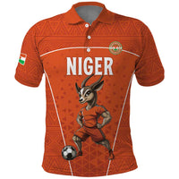 Custom Niger Football Polo Shirt Allez les Menas On Va Gagner