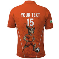 Custom Niger Football Polo Shirt Allez les Menas On Va Gagner