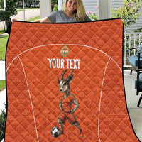 Custom Niger Football Quilt Allez les Menas On Va Gagner