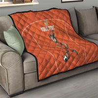 Custom Niger Football Quilt Allez les Menas On Va Gagner