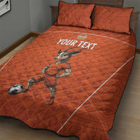 Custom Niger Football Quilt Bed Set Allez les Menas On Va Gagner