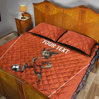 Custom Niger Football Quilt Bed Set Allez les Menas On Va Gagner